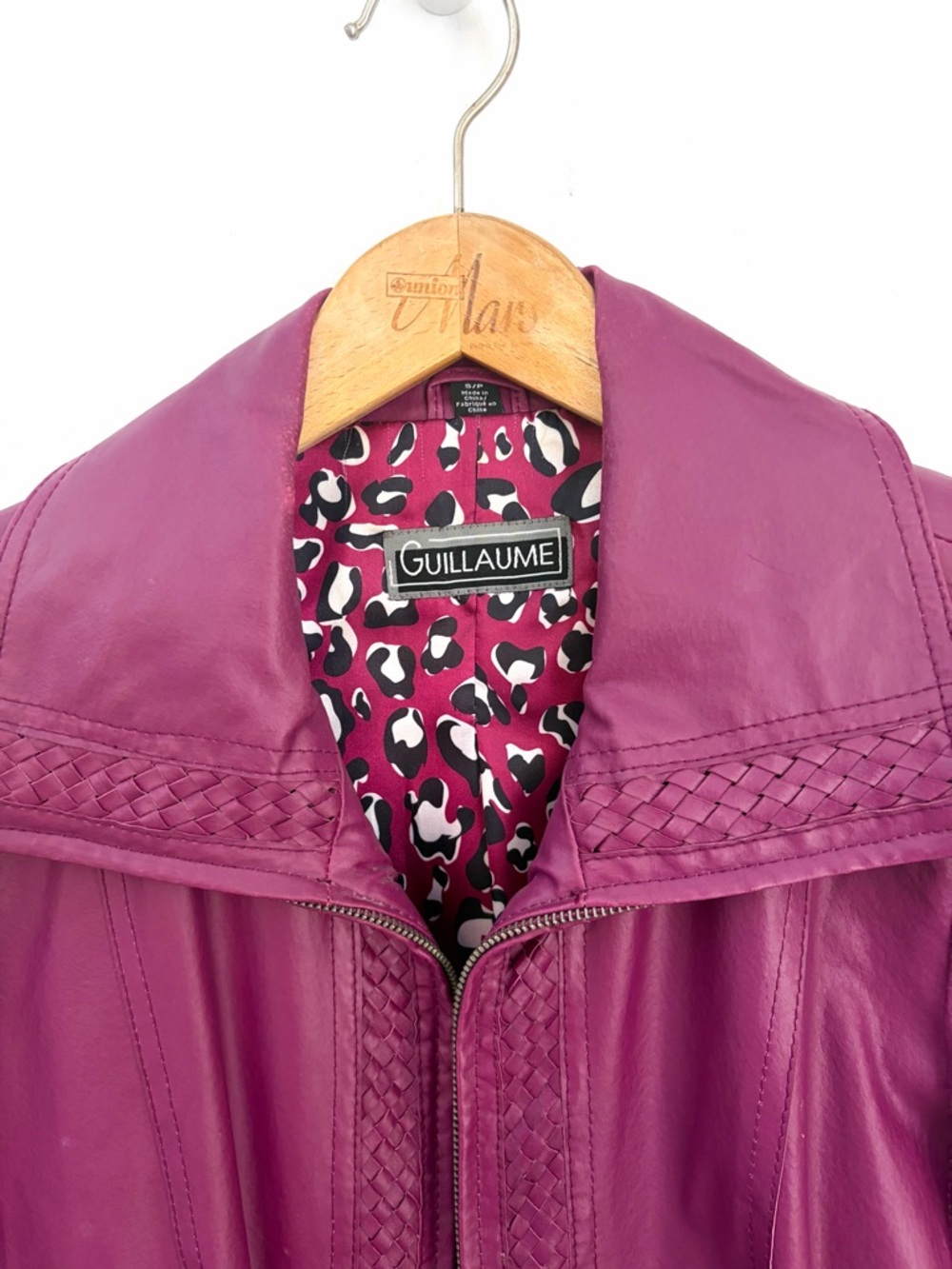 Vintage Y2K - Guillaume - Barbiecore Moto Leather Jacket - Small - Picture 3 of 10